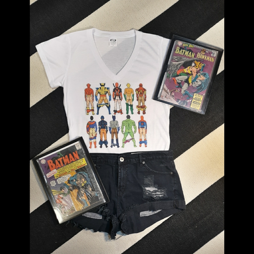 Superhero butts tshirt